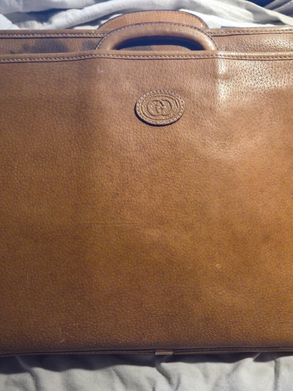 Vintage Gucci Men's Portfolio briefcase (with retractable Handles)